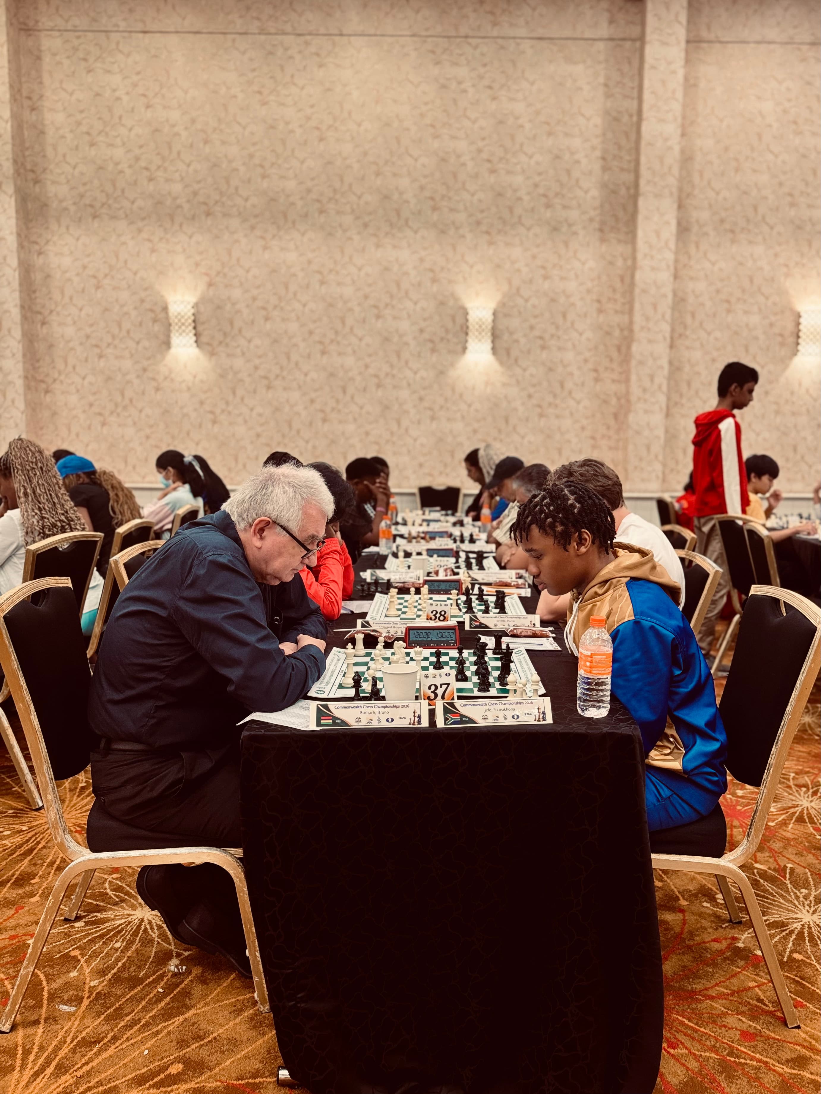 Medallists at the Commonwealth Blitz Chess Championship 2026