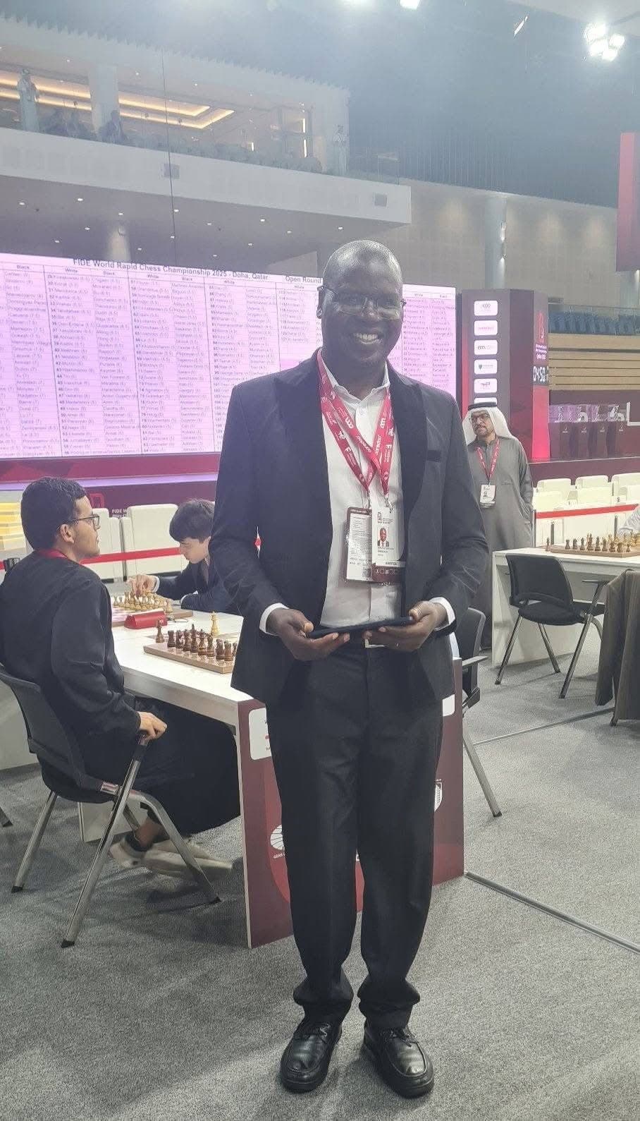 Mr. Benard Wanjala, Executive Member of the Commonwealth Chess Association